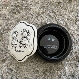 Sisters Keepsake Ceramic box